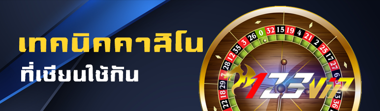 เทคนิคคาสิโนที่เซียนใช้กัน