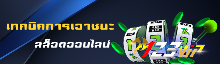 เทคนิคการเอาชนะสล็อตออนไลน์